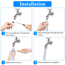 Carica l'immagine nel visualizzatore di Gallery, 60 Pz Fascette Stringitubo Inox 6-51mm, regolabili