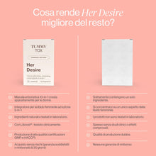 Carica l'immagine nel visualizzatore di Gallery, Tummy Tox Her Desire - Integratore Libido Femminile Naturale, 60 Capsule