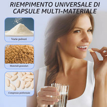 Carica l'immagine nel visualizzatore di Gallery, Capsule Vuote,Capsule Vegetali Vuote,Taglia 0 (200 pezzi) per Riempimento