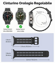 Carica l'immagine nel visualizzatore di Gallery, MoKo Cinturino Sportivo Compatibile con Samsung Galaxy Watch Ultra 2/1 47mm