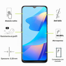 Carica l'immagine nel visualizzatore di Gallery, Vetro Temperato per Oppo A16 / Oppo A16S / Oppo A54S [2 Pezzi] Vetrino Protettivo Pellicola Protezione Schermo