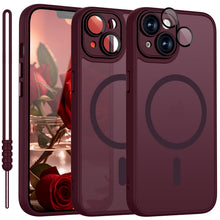 Carica l'immagine nel visualizzatore di Gallery, Cover per iPhone 13 Compatibile con MagSafe Prugna