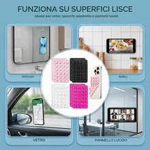Carica l'immagine nel visualizzatore di Gallery, 8 Ventose Per Cellulare, 2 Nero, 2 Bianco, 2 Rosa Fucsia, 2 Rosa Chiaro, Silicone, Standard, Per Selfie &amp; Video