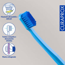 Carica l'immagine nel visualizzatore di Gallery, Curaprox CS 5460 Ultra Soft Spazzolino,Azzurro-Blu, Swiss Made