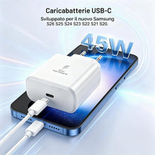 Carica l'immagine nel visualizzatore di Gallery, 45W USB C Caricatore Caricabatterie Rapido con 2M Tpye C Cavo
