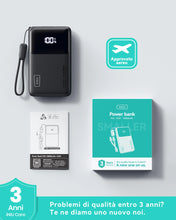 Carica l'immagine nel visualizzatore di Gallery, INIU 45W Power Bank, Mini 10000mAh Il Più Leggero Ricarica Rapida Portatile