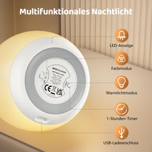Carica l'immagine nel visualizzatore di Gallery, MediAcous Luce Notturna LED, 8 Colori e Timer Ricaricabile