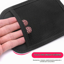 Carica l'immagine nel visualizzatore di Gallery, JNNJ Auto Tasca Adesiva per Protezione Cellulare, Organizzatore Portaoggetti Universale per Sedile Posteriore(Piccolo)Re