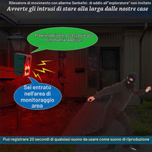 Carica l'immagine nel visualizzatore di Gallery, ROYELLE Allarme sensore di movimento solare da esterno