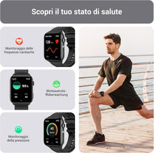 Carica l'immagine nel visualizzatore di Gallery, IOWODO Smartwatch Uomo Donna con Chiamate Bluetooth