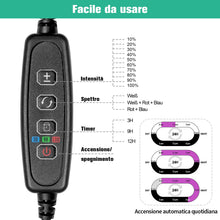 Carica l'immagine nel visualizzatore di Gallery, 42 LEDs Lampada per Piante a Spettro Completo Regolabile in Altezza, 1Pc
