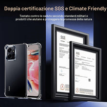 Carica l'immagine nel visualizzatore di Gallery, Ferilinso Custodia Cover per Xiaomi Redmi Note 12 4G Antiurto Silicone Trasparente, Con 2 Pezzi 9H Durezza HD Vetro Temp