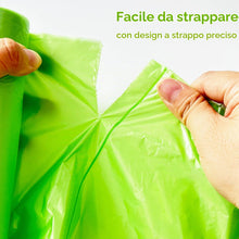 Carica l'immagine nel visualizzatore di Gallery, KITBEST 120 Pezzi Sacchetti Immondizia Organici 50X60cm, Sacchetti Spazzatura Umido Compostabili, 20-25L Sacchi Spazzatu