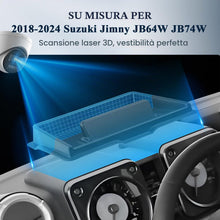 Carica l'immagine nel visualizzatore di Gallery, BIBIBO Organizer per console centrale per Suzuki Jimny JB64W JB74W 2018-2024, supporto per telefono, portacellulare, vas