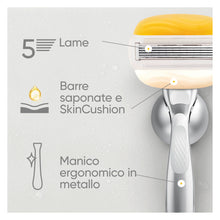 Carica l'immagine nel visualizzatore di Gallery, Gillette Venus Rasoio Donna Pro ComfortGlide Coconut, Manico e 4 Lamette