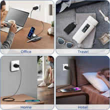 Carica l'immagine nel visualizzatore di Gallery, 4 Pezzi 5W Caricatore Presa USB, 5V/1A Alimentatore Caricabatterie USB Spina Charger Prese Spinotto Compatibile con iPho
