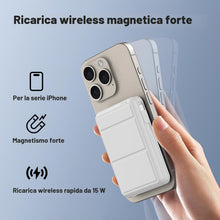 Carica l'immagine nel visualizzatore di Gallery, Azmuth Power Bank, per Magsafe Powerbank iPhone 10000mAh con Due Cavi USB-C