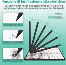 Carica l'immagine nel visualizzatore di Gallery, TQQ Penna per Tablet, 2.0 Stylus Pen Tablet Android Compatibile con Samsung/Lenovo/Xiaomi/Huawei/Touch Screen, Stylus Pe