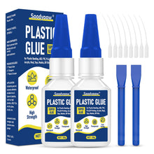 Carica l'immagine nel visualizzatore di Gallery, Kit 2X30g Colla per Plastica, Adesivo Veloce Extra Forte, Ideale per Riparazioni, Modelli, Acrilico, PLA, 3D Stampa, Hob