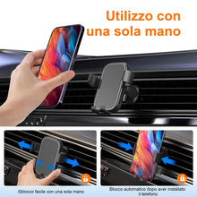 Carica l'immagine nel visualizzatore di Gallery, GRIFEMA Porta cellulare auto per bocchette aria, da 4,7 a 7 pollici