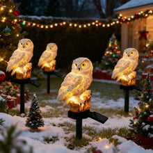 Carica l'immagine nel visualizzatore di Gallery, XVZ Lampade Solari per Esterni Giardino, Gufo statuette da giardino, luci solari decorazione per prato, terrazza, cortil