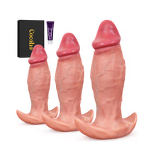 Carica l'immagine nel visualizzatore di Gallery, Plug Anale Dilatatore Donna Uomo 3 Pezzi Dildo Anale Sex Toys