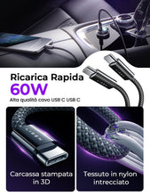 Carica l'immagine nel visualizzatore di Gallery, LISEN Caricatore Auto USB C 69W+60W Cavo [PD &amp; QC3.0 Rapido] Caricatore Auto Accendisigari, Caricabatterie Auto USB C Ki