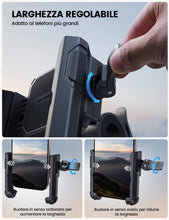 Carica l'immagine nel visualizzatore di Gallery, Lamicall Supporto Telefono Bicicletta [No Blocca Telecamera] 360° Rotazione