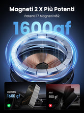 Carica l'immagine nel visualizzatore di Gallery, UGREEN MagFlow Qi2 15W Caricatore Wireless Supporto Auto Magnetico