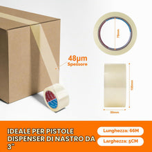 Carica l'immagine nel visualizzatore di Gallery, GRIFEMA GA4003-1 Nastro Imballaggio Silenzioso 66 m x 50 mm