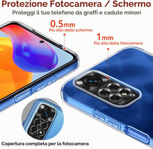Carica l'immagine nel visualizzatore di Gallery, Captor Cover Trasparente per Xiaomi Redmi Note 11 Pro 4G 5G, Custodia TPU in Silicone Flessibile Morbida e Sottile, Alta