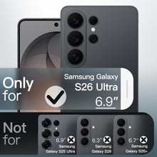 Carica l'immagine nel visualizzatore di Gallery, JETech Cover Magnetica Opaca per Samsung Galaxy S26 Ultra, Nero
