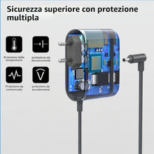 Carica l'immagine nel visualizzatore di Gallery, 26.1V Caricabatterie Compatibile con Dyson V6 V7 V8 Animal Absolute Aspirapolvere, Caricatore Alimentatore per DC58 DC59