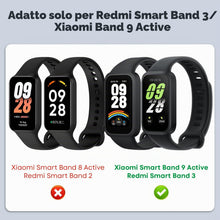 Carica l'immagine nel visualizzatore di Gallery, Cinturino Compatibile per Xiaomi Smart Band 9 Active, 5 Pezzi Cinturini in Morbido, Traspirante, al Sudore Silicone Cint