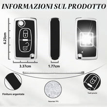 Carica l'immagine nel visualizzatore di Gallery, Cover Chiave Auto per Peugeot 207 308 3008 Citroen C3 C4 Picasso