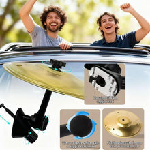 Carica l'immagine nel visualizzatore di Gallery, Mini Crash Becken Auto, Cymbal Ventilazione Dorata Gadget Auto