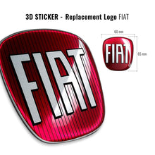 Carica l'immagine nel visualizzatore di Gallery, Fiat 32017 Adesivo Fiat 3D Ricambio Logo Anteriore + Posteriore per Punto Evo