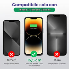 Carica l'immagine nel visualizzatore di Gallery, Custodia a batteria per iPhone 14/13 Pro/13, [7500 mAh] ricaricabile, con pellicola protettiva, caricabatterie portatile