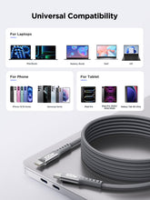 Carica l'immagine nel visualizzatore di Gallery, Cavo USB C a USB C 3M, Lungo Cavo di Ricarica Rapida USB C 100W 5A Cavo USB Tipo C Usbc a Usbc Cavo di Ricarica per Cell