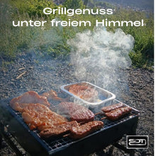 Carica l'immagine nel visualizzatore di Gallery, Barbecue Portatile a Carbone con Maniglia – Grill Compatto da Tavolo per Campeggio, Giardino, Balcone e Picnic
