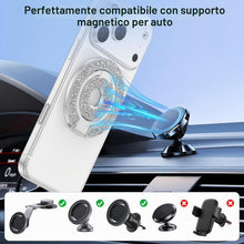 Carica l'immagine nel visualizzatore di Gallery, Supporto ad anello magnetico per MagSafe per iPhone 17 Pro 16 15 14 13 12, supporto ad anello per Samsung S26 S25 S24 S2