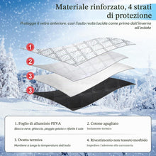 Carica l'immagine nel visualizzatore di Gallery, Copertura Parabrezza Auto, Copri Parabrezza per Auto, Protezione Copri Parabrezza Auto per Inverno e Estate, Anti-Neve, 