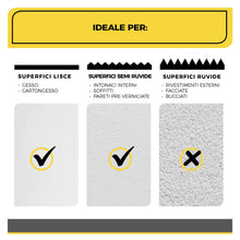 Carica l'immagine nel visualizzatore di Gallery, Rullo Professionale per Stucco (con Manico) – 23cm – Made in Italy – Applicazione Stucco su Pareti e Soffitti – Alta Res