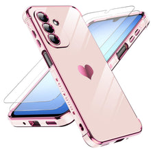 Carica l'immagine nel visualizzatore di Gallery, LeYi Cover Samsung Galaxy A17/A 17 4G/5G con 2 Pezzi Vetro Temperato(Rosa)