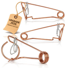 Carica l'immagine nel visualizzatore di Gallery, com-four® 3X Trappola per Arvicole, Forma Bavarese, in Filo di Acciaio ramato, Circa 15,5 x 8 x 5,5 cm (03 Pezzi - Forma