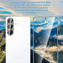 Carica l'immagine nel visualizzatore di Gallery, 2+2 Pezzi Vetro Temperato per Samsung Galaxy S26 5G Pellicola Prottetiva con Pellicola Fotocamera, Anti Graffio Senza Bo