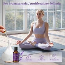 Carica l'immagine nel visualizzatore di Gallery, Olio Essenziale Lavanda 30 ml – olio essenziale di lavanda 100% naturale, da Lavandula angustifolia, ideale per aromater