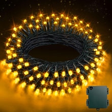 Carica l'immagine nel visualizzatore di Gallery, Luci Albero Di Natale a Batteria, 5M 50 LED Stringa Luci Impermeabile con Scatola Batteria Verde Scuro - 8 Modalità, Tim