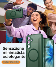Carica l'immagine nel visualizzatore di Gallery, CANSHN Magnetica Cover per Samsung Galaxy S24 Plus (6.7 Pollici), [Protezione Completa Della Fotocamera] Custodia Traslu