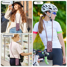 Carica l'immagine nel visualizzatore di Gallery, Pnakqil Cover Magnetica con Cordino per iPhone 15, Compatibile con MagSafe, Sottile con Laccio Collana Tracolla Regolabi